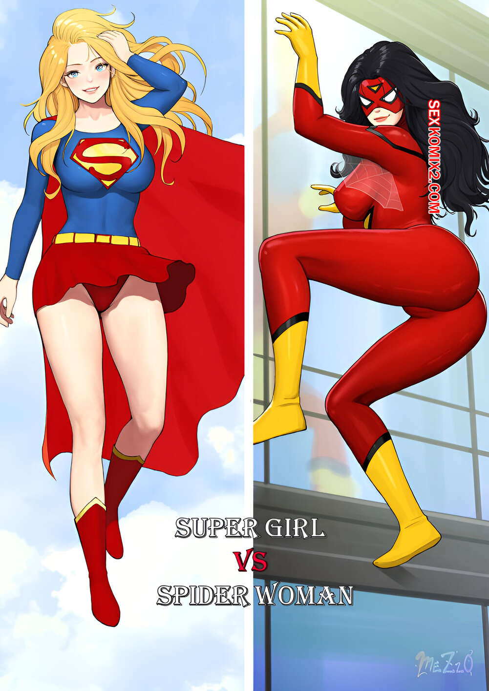 Comics Porno SUPERGIRL and SPIDERWOMAN en Español