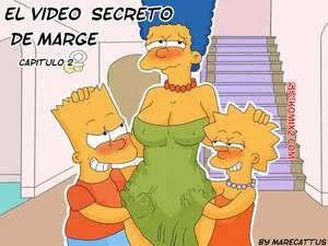 El VIDEO SECRETO de MARGE | Los Simpson