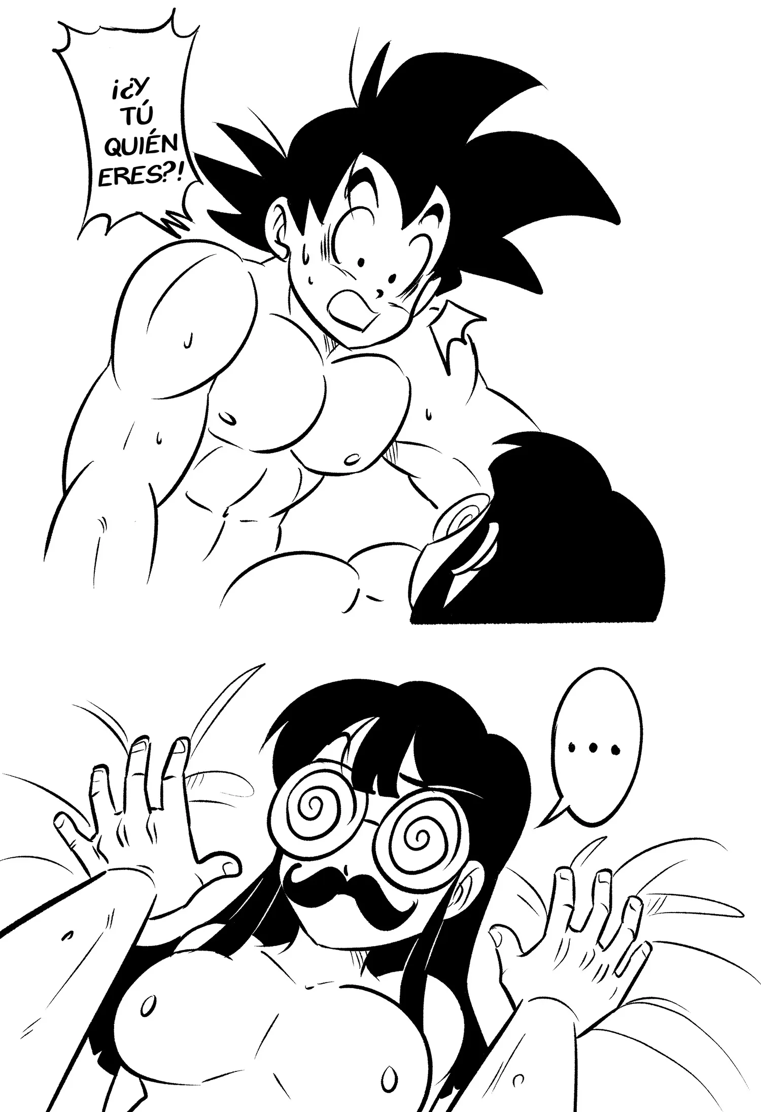 Comics Porno [FunsexyDB] Fake ChiChi Milk X Goku (Dragon Ball Z) en Español