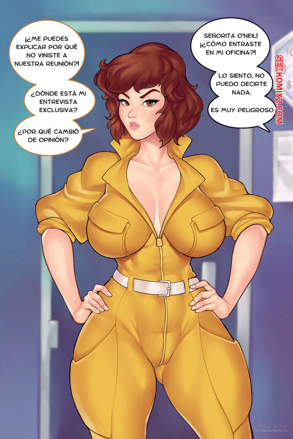 Comics Porno La Entrevista de APRIL (Ange1Witch) - 1#