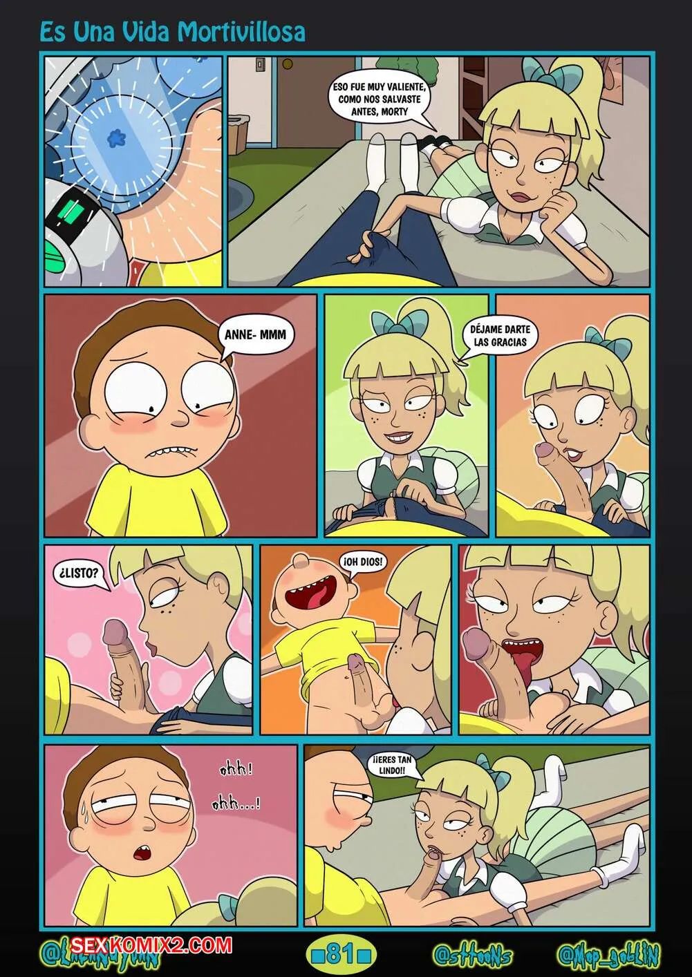 Comics Porno [Rick y Morty] Es una vida MORTIVILLOSA (Sttons) - 1#