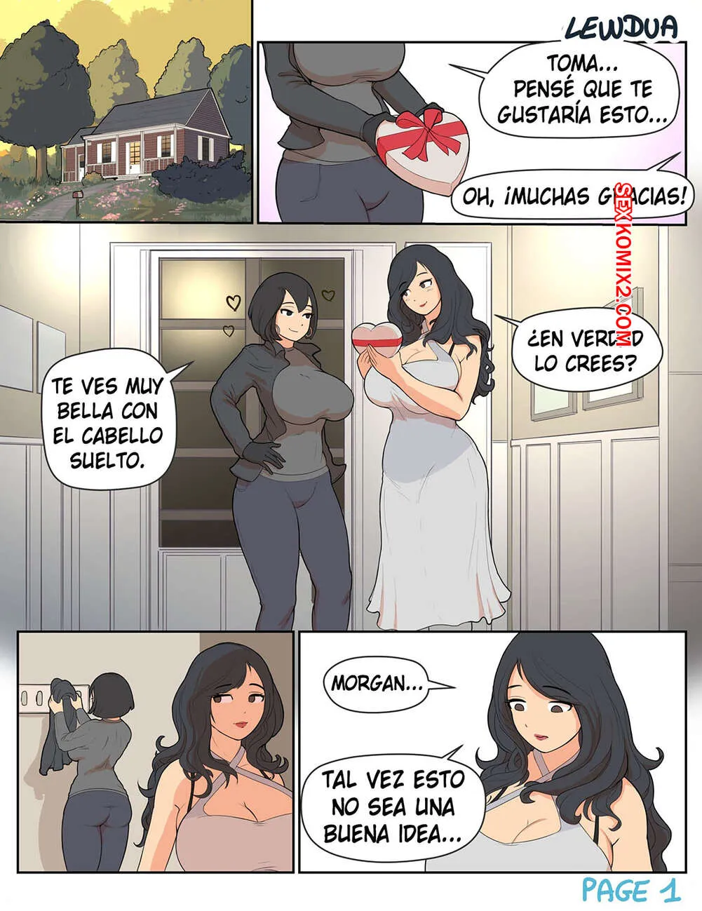 Comics Porno MORGAN and AUDREY at Home (Lewdua) - 1#
