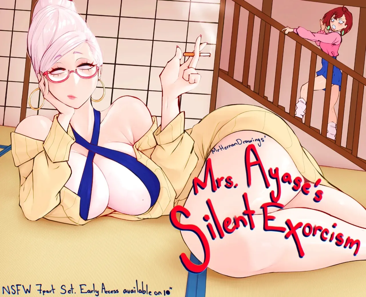 Comics Porno Mrs AYASES Silent Exorcism [MrHernanDrawings] en Español