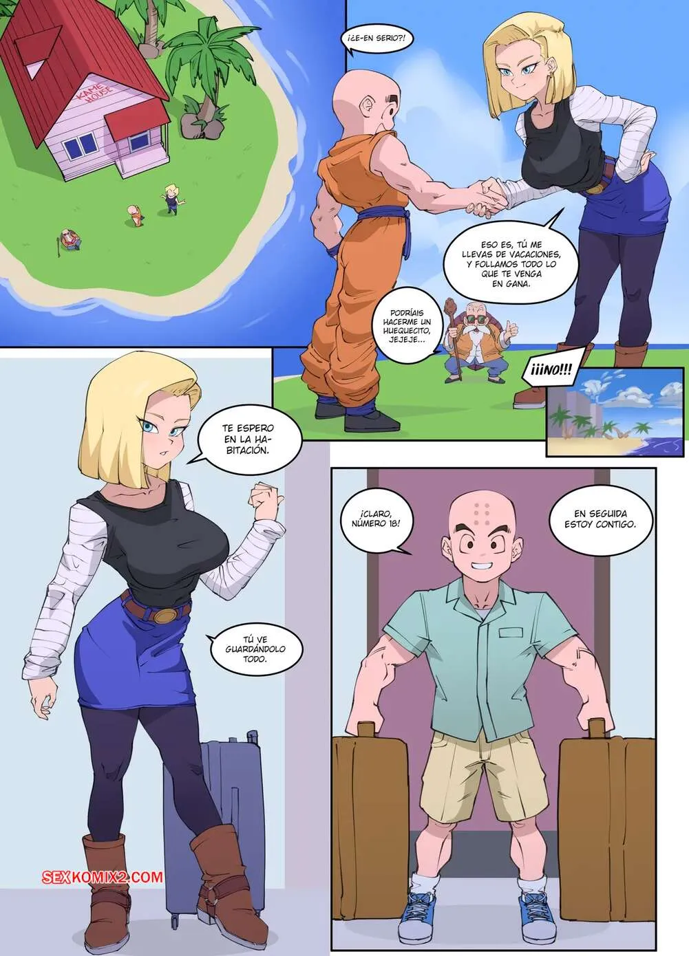 Comics Porno Dragon Ball Z - ANDROID 18 x KRILLIN - Libixus - 1#