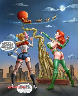 HARLEY QUINN and POISON IVY steal Christmas (Scribbler)