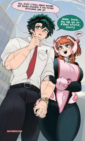 Comics Porno Ochako URARAKA and IZUKU Midoriya (CaptainKirb) en Español