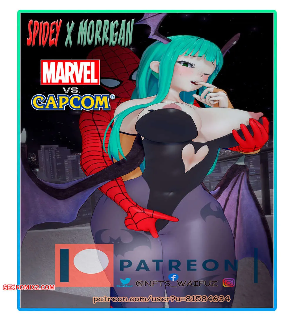 Comics Porno SPIDEY x MORRIGAN - NFT Waifuz - 1#
