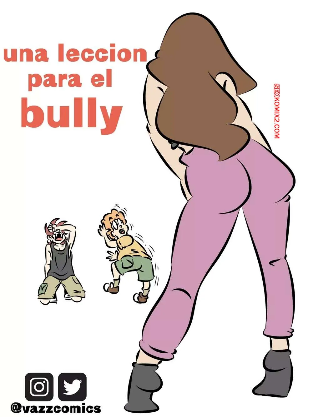 Comics Porno Una Leccion para el Bully - Vazzcomics - 1#