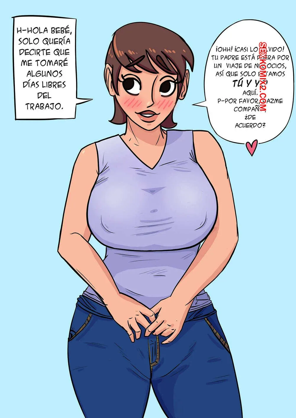 Comics Porno MOTHER and SON are Home Alone - New3canvas - 1#