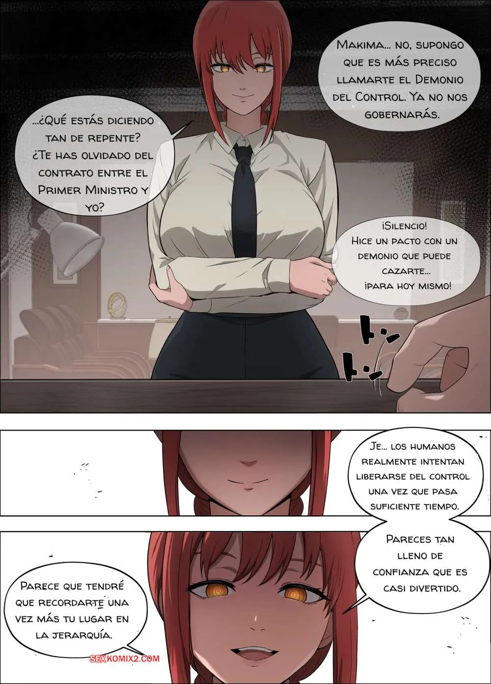 Comics Porno Makima vs the Inseminating Man - 18sai 4 - 1#