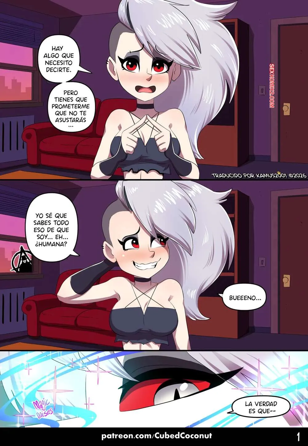 Comics Porno The Human and the Hellhound - Helluva Boss (CubedCoconut) - 1#