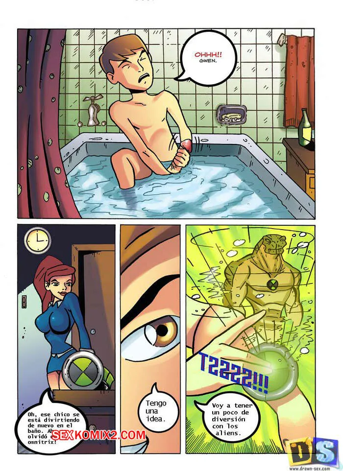 Comics Porno BEN 10 Gwens Lust - Drawnsex - 1#