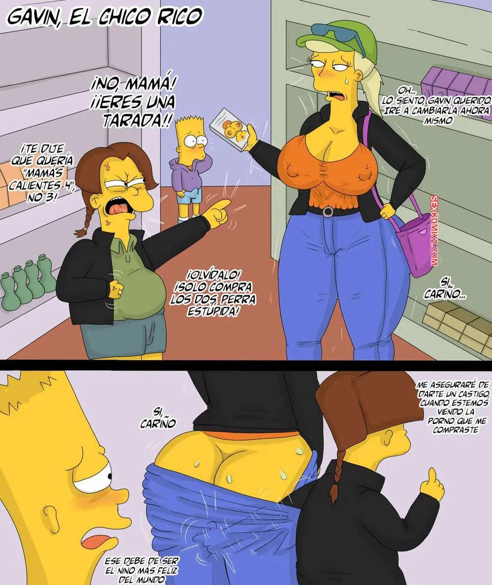 Comics Porno Los Simpson - GAVIN el chico Rico (Marecattus) - 1#