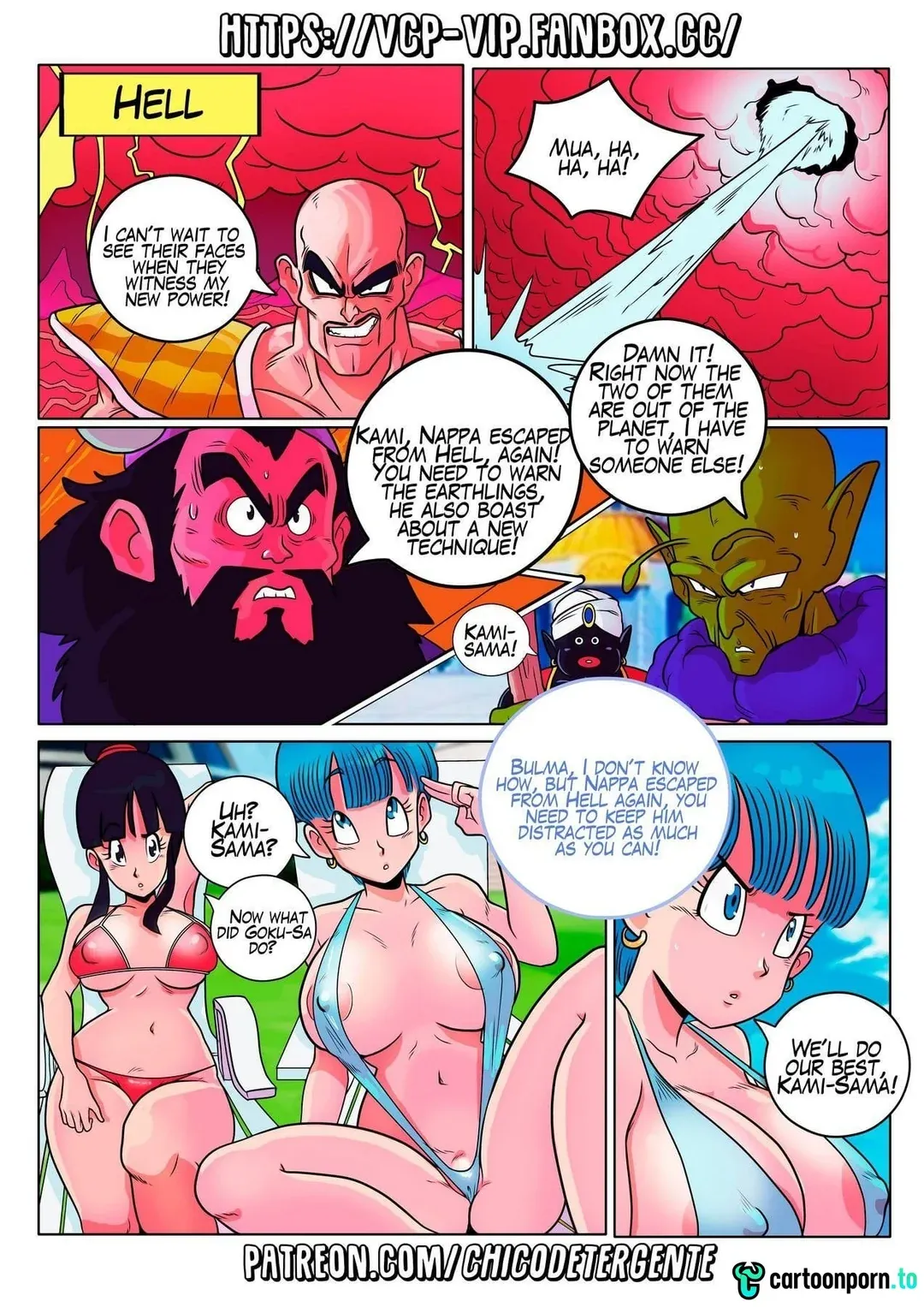 Comics Porno Nappa (Dragon Ball Z) [ElChicoDetergente] en Español
