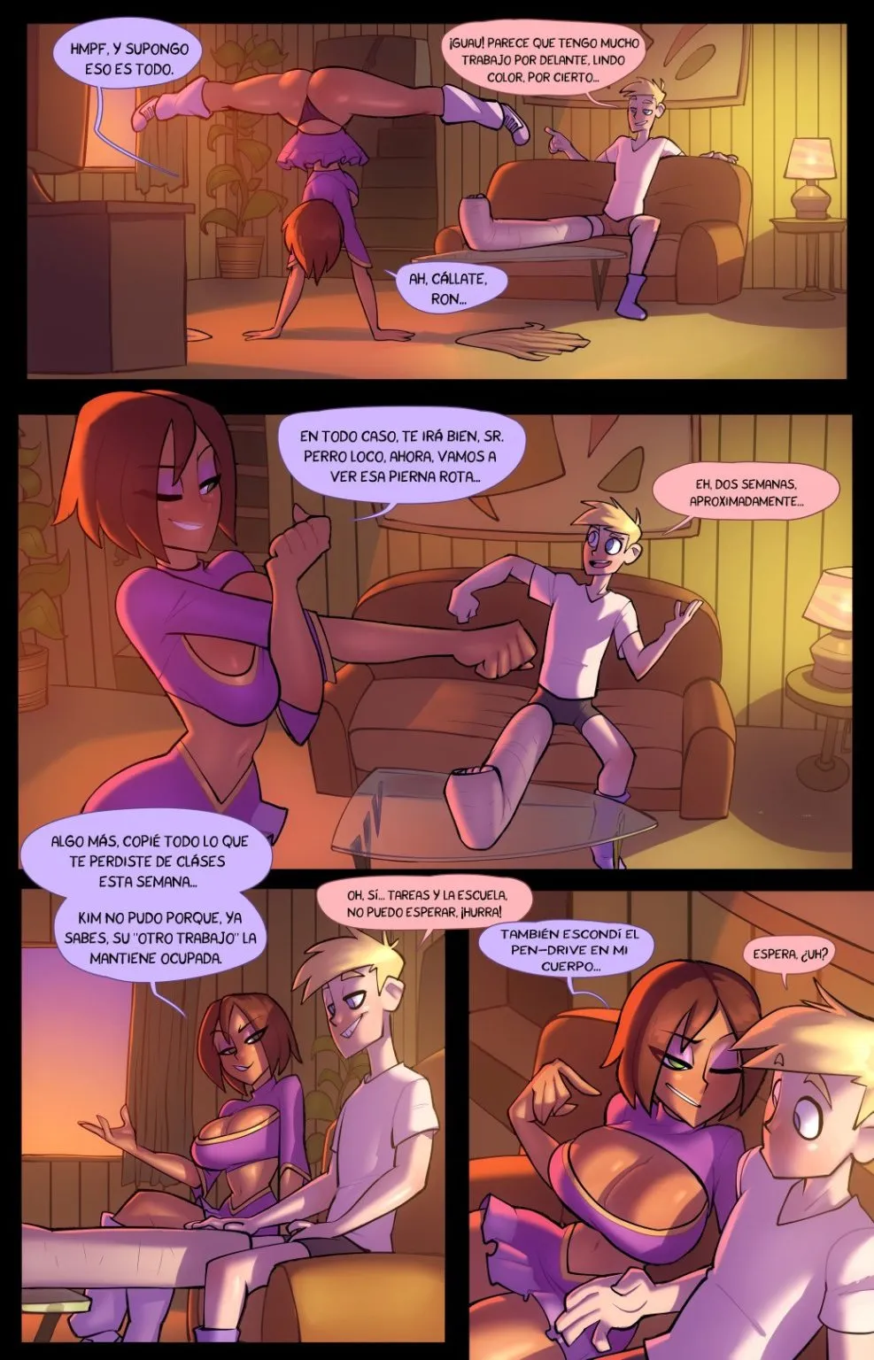 Comics Porno Private Show (Kim Possible) [BigDad] - 1#