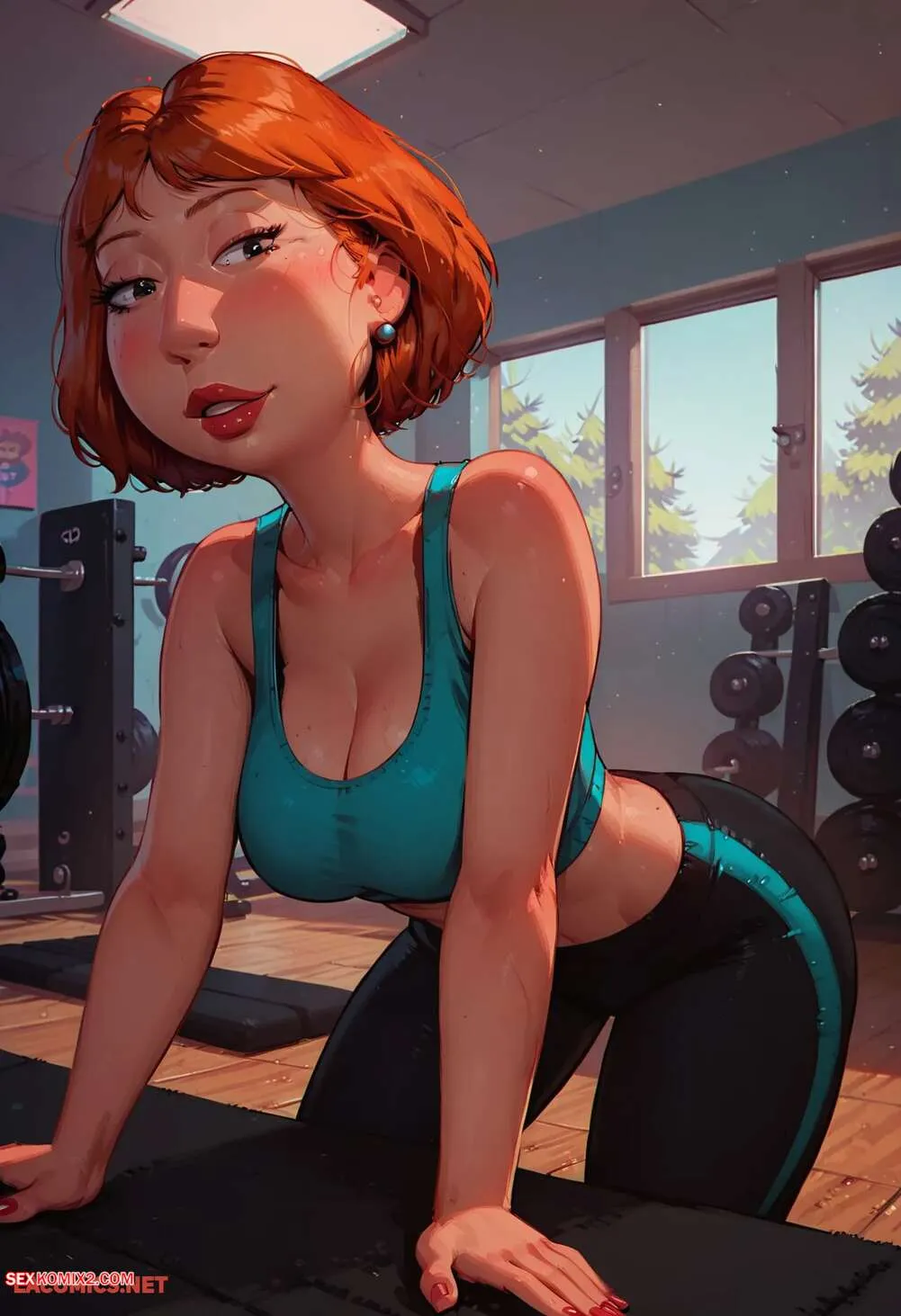 Comics Porno Lois and Her Personal Trainer - LowFireStudios - 1#