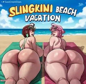 Comics Porno Slingkini Beach Vacation DanDaDan Suavi Cream en Español