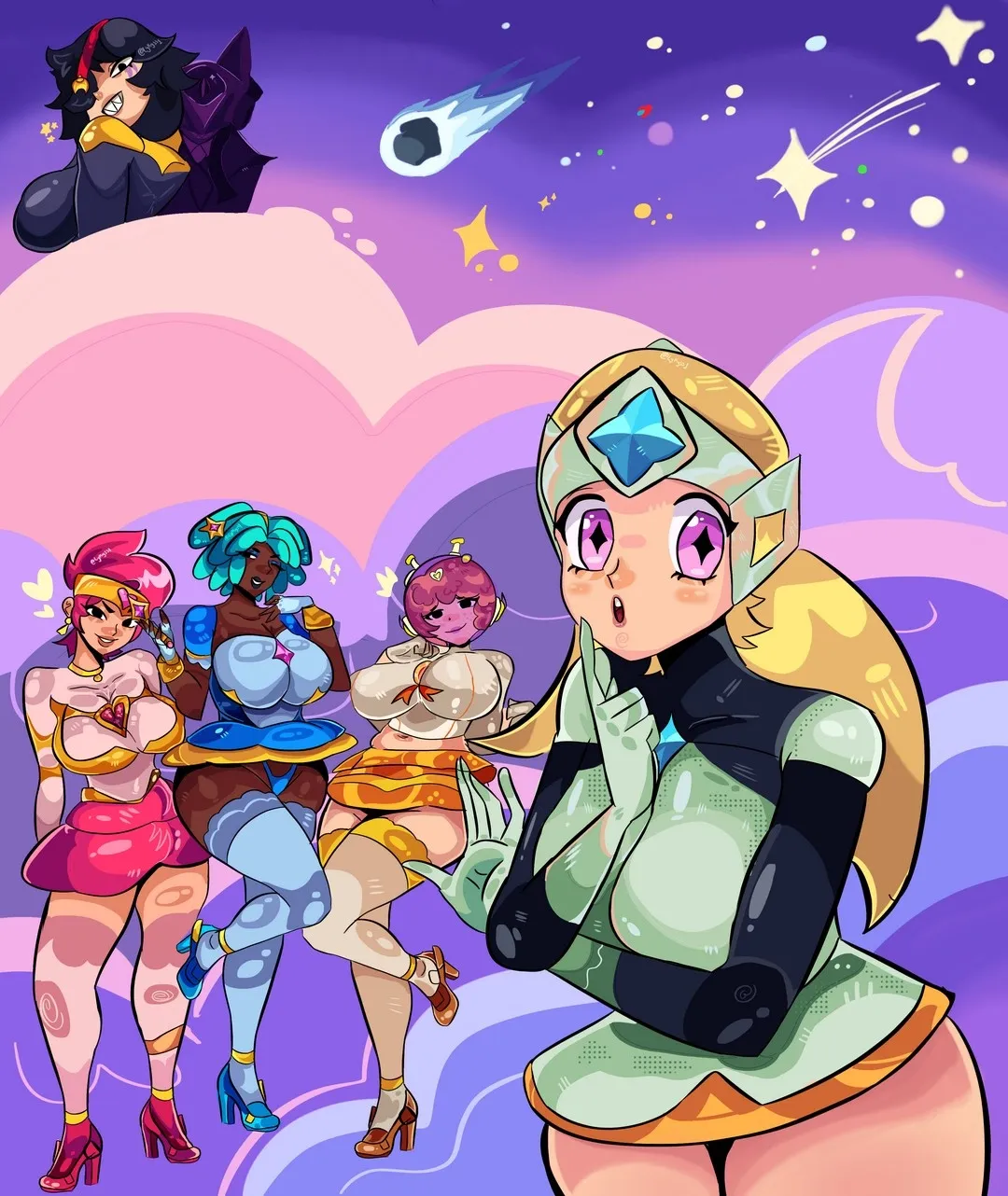 Comics Porno Starr Patrol y el Poder Coital – Lykyss en Español